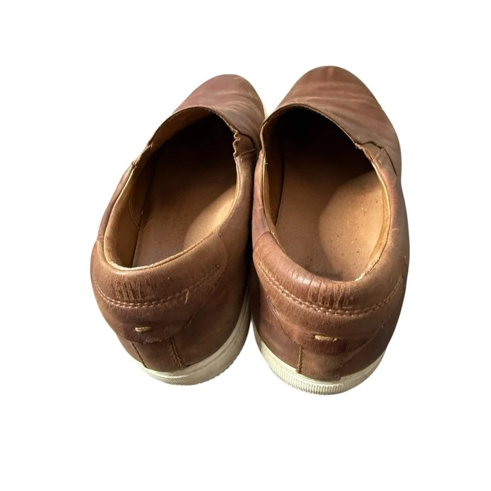 Frye Men's‎ Astor Gore Slip On Leather Shoes Distressed Brown Casual Sneaker 12